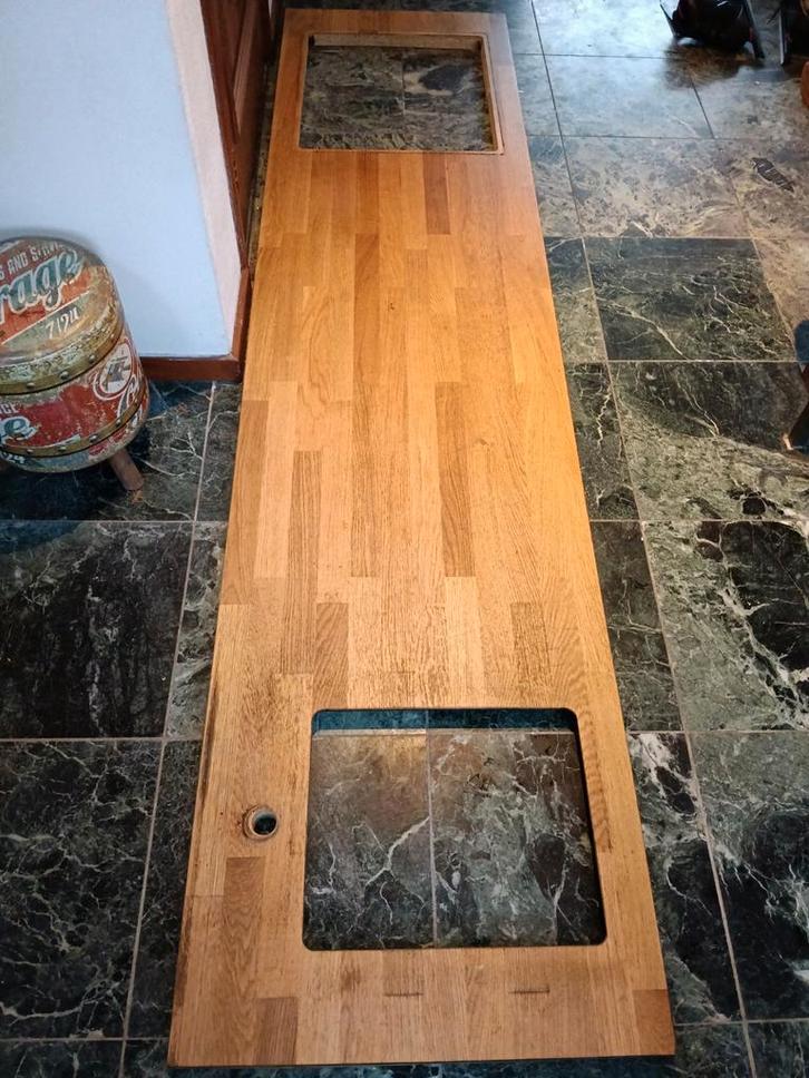 Aanrechtblad, Huis en Inrichting, Keuken | Keukenelementen, Minder dan 100 cm, 200 cm of meer, 50 tot 75 cm, Ophalen