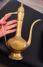 Vintage messing /koperen kan
Sierlijk gegraveerd met bloemen, Ophalen of Verzenden, Koper