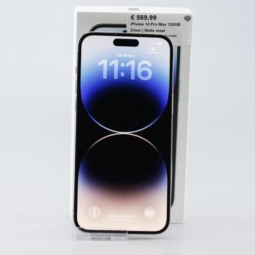 iPhone 14 Pro Max 128GB Zilver | Nette staat beschikbaar voor biedingen