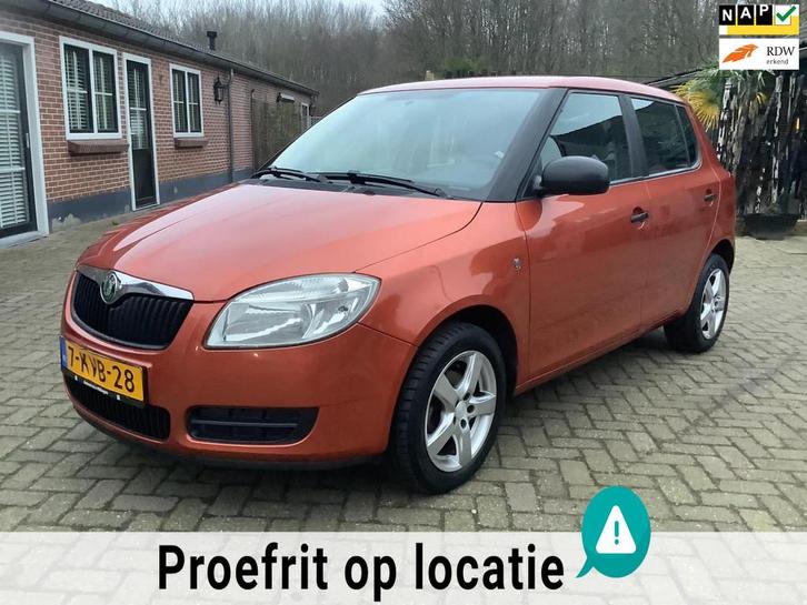 Skoda Fabia 1.2 Drive nieuwe apk tot 2-2026, Auto's, Skoda, Bedrijf, Te koop, Fabia, ABS, Airbags, Startonderbreker, Benzine, Euro 4