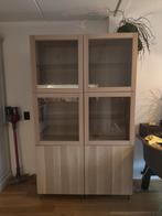 Vitrinekast met glazen deuren, Huis en Inrichting, Ophalen, Met deur(en), 100 tot 150 cm, Glas