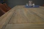 Mammoet teak tafel -  kloostertafel, 200 cm of meer, Nieuw, 100 tot 150 cm, Rechthoekig