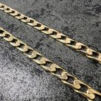 14k gouden ketting cuban schakel massief, Sieraden, Tassen en Uiterlijk, Kettingen, Ophalen of Verzenden, Zo goed als nieuw, Goud