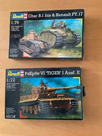 Revell tanks, Hobby en Vrije tijd, Modelbouw | Auto's en Voertuigen, Ophalen, Zo goed als nieuw