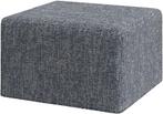 Stijlvolle Stoffen Poef-LOGEERBED nieuw van bo concept, Verstelbaar, Eenpersoons, Nieuw, Ophalen of Verzenden