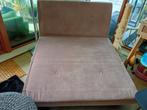 Stijlvolle tweepersoons slaapbank, Hout, 150 tot 200 cm, Tweepersoons, 75 tot 100 cm