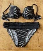 Bikini - zwart/stippel - XL - NIEUW!, Kleding | Dames, Badmode en Zwemkleding, Nieuw, Hema, Bikini, Ophalen of Verzenden