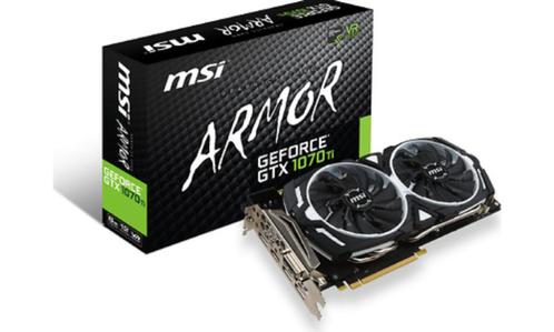 MSI GeForce GTX 1070 Ti ARMOR 8G, Computers en Software, Videokaarten, Zo goed als nieuw, Nvidia, PCI-Express 3.0, GDDR5, HDMI