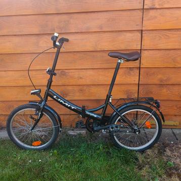 Top vouwfiets, zwart bruin zadel, werkt goed beschikbaar voor biedingen