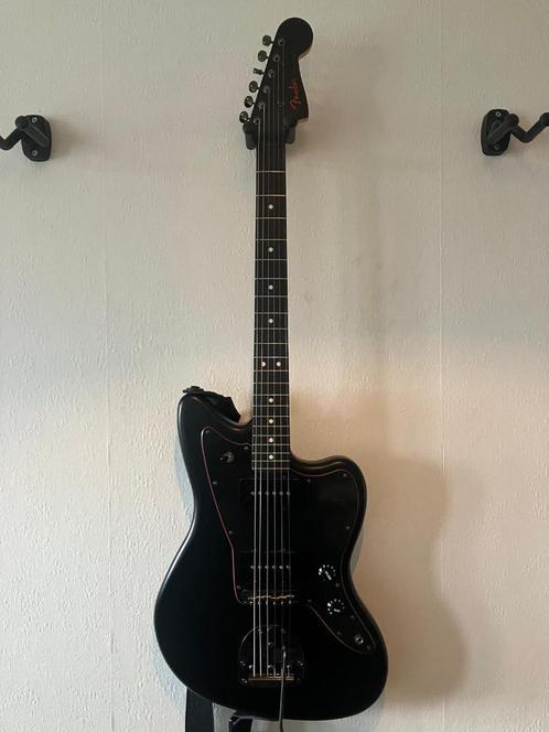 Fender MIJ LTD Hybrid II Jazzmaster Noir, Muziek en Instrumenten, Snaarinstrumenten | Gitaren | Elektrisch, Zo goed als nieuw