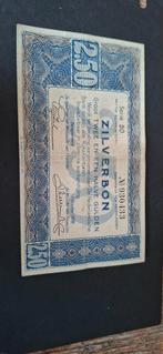 Zilverbon 2.50 Gulden - 1938, Postzegels en Munten, Bankbiljetten | Nederland, Ophalen of Verzenden, 250 gulden, Los biljet