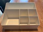 Witte make-up / bureau organizer, 22x16.5x11cm (bxdxh), Gehele gezicht, Wit, Ophalen of Verzenden, Zo goed als nieuw