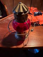 Scheeplamp scheepslantaren rode lamp, Watersport en Boten, Ophalen of Verzenden, Binnenverlichting