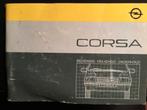 OPEL CORSA instructieboek, Ophalen of Verzenden