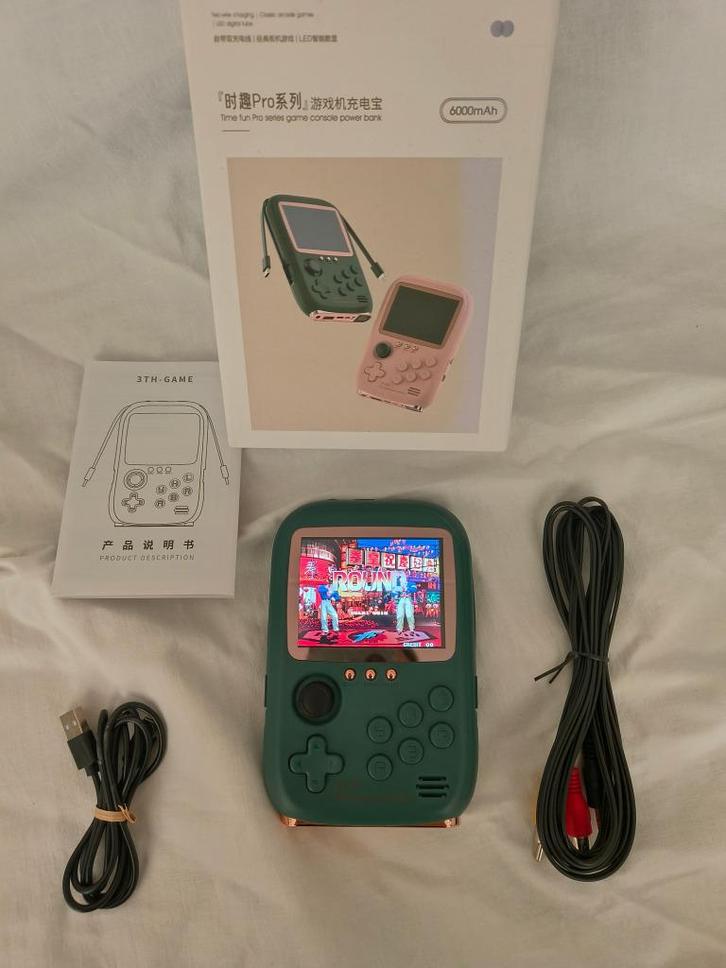 Game Handheld Power Bank 6000 mAh Console DY19 10.000+ games, Spelcomputers en Games, Spelcomputers | Overige, Nieuw, Ophalen