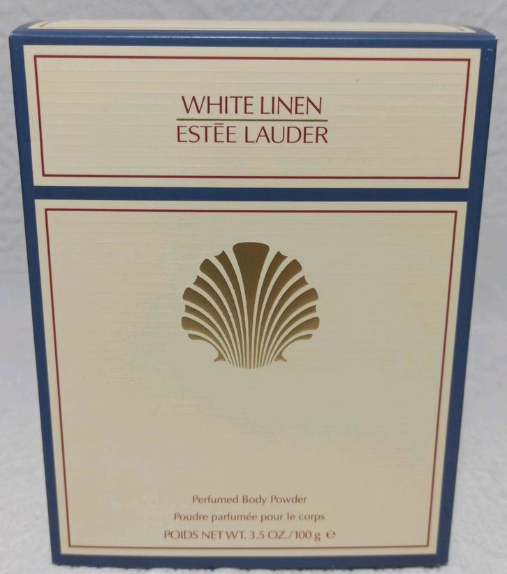 Estee Lauder White Linen Perfumed Body Powder, Sieraden, Tassen en Uiterlijk, Uiterlijk | Lichaamsverzorging, Nieuw, Bodylotion, Crème of Olie