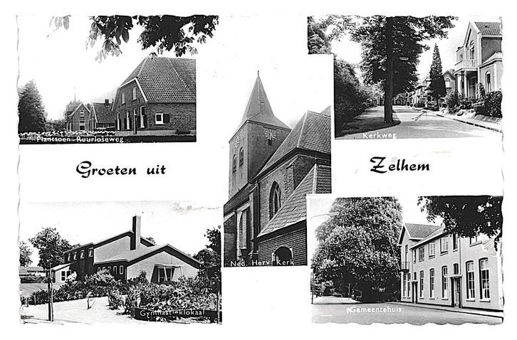 978871 Zelhem Gld 1965 Gelopen met postzegel, Verzamelen, Ansichtkaarten | Nederland, Gelopen, Gelderland, 1960 tot 1980, Ophalen of Verzenden