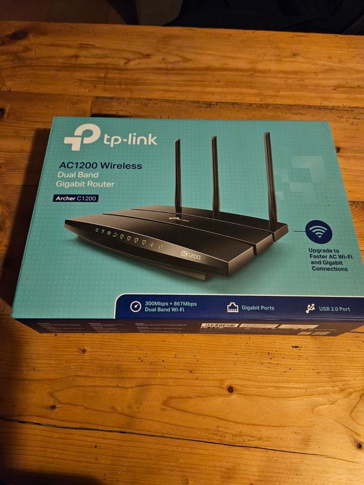 TP-Link Archer C1200 Gigabit Router - Zo goed als nieuw, Computers en Software, Netwerk switches, Zo goed als nieuw, Ophalen of Verzenden