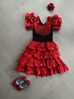 Originele Spaanse Flamenco jurk met schoenen CARNAVAL, Ophalen of Verzenden, Nieuw, 110 t/m 116, Meisje