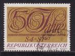 899 - Oostenrijk michel 1380 gestempeld , 50 jaar filatelist, Verzenden, Gestempeld