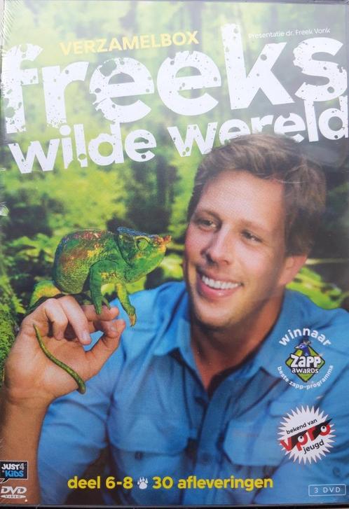 Freeks wilde wereld deel 6, 7 en 8 In totaal 30 afleveringen, Cd's en Dvd's, Dvd's | Kinderen en Jeugd, Nieuw in verpakking, Film