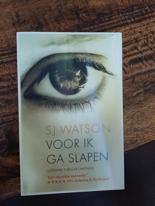 Voor Ik Ga Slapen - S.J. Watson, Boeken, Thrillers, Zo goed als nieuw, Nederland, Ophalen of Verzenden
