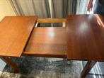 Eetkamer tafel uittrekbaar tot 1.95 mtr, Huis en Inrichting, Gebruikt, Vijf personen of meer, 150 tot 200 cm, Rechthoekig