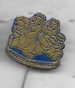 KNABBEL EN BABBEL EEKHOORN STRIP BLAUWE SPELD, Verzamelen, Speldjes, Pins en Buttons, Verzenden, Gebruikt, Merk, Speldje of Pin