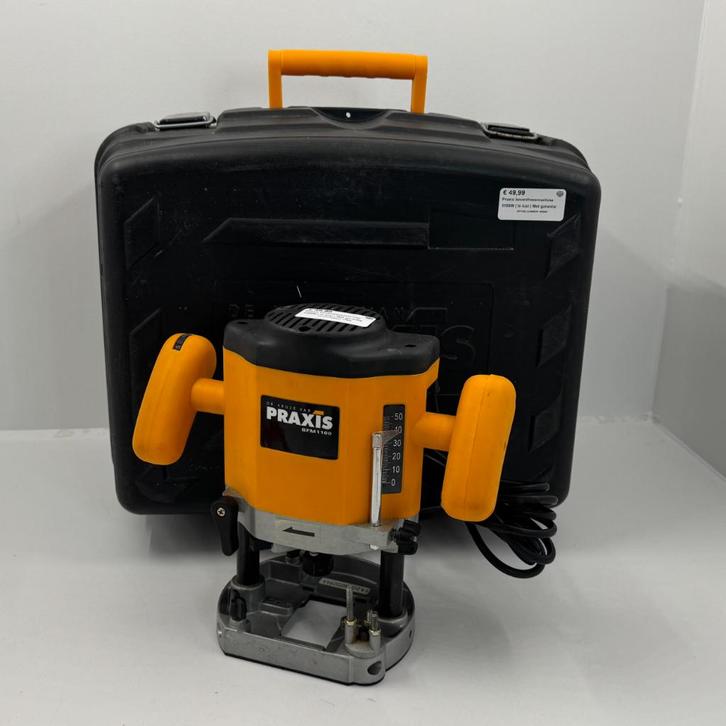 Praxis bovenfreesmachine 1100W | In kist | Met garantie, Doe-het-zelf en Verbouw, Gereedschap | Freesmachines, Zo goed als nieuw