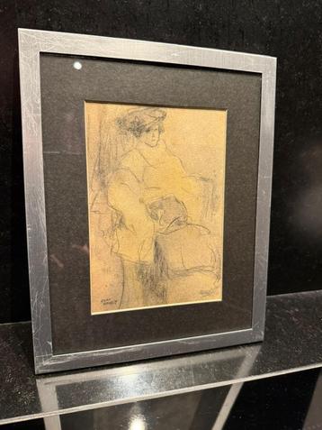 Isaac Israëls  Uniek werk  Tekening op papier beschikbaar voor biedingen