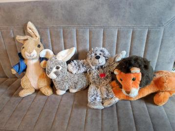Knuffel set - Konijn, Leeuw en meer beschikbaar voor biedingen