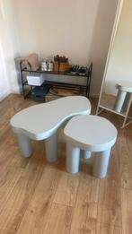 Set van 2 tafeltjes XENOS, Huis en Inrichting, Tafels | Salontafels, Ophalen, Rond, 50 tot 100 cm, Minder dan 50 cm