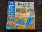 Puzzle Peg van Stem, Kinderen en Baby's, Speelgoed | Educatief en Creatief, Zo goed als nieuw, Puzzelen, Ophalen