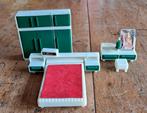 Vintage Jean Germany slaapkamer., Ophalen of Verzenden, Gebruikt, Poppenhuis