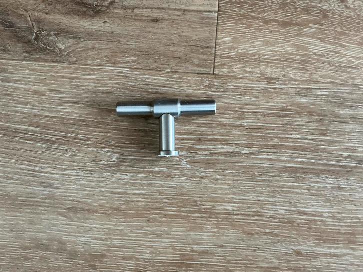 RVS T-Profiel Deur grepen  -In  Mooie Staat!, Doe-het-zelf en Verbouw, Hang- en Sluitwerk, Zo goed als nieuw, Klink of Kruk, Rvs