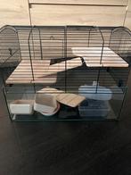 Hamsterkooi met glazen onderkant, b 51,5 / d 28,5 / h 37 cm, Dieren en Toebehoren, Minder dan 60 cm, Kooi, Minder dan 75 cm, Ophalen of Verzenden