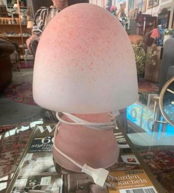 Lamp vintage mushroom tafellamp space age jaren 80. beschikbaar voor biedingen