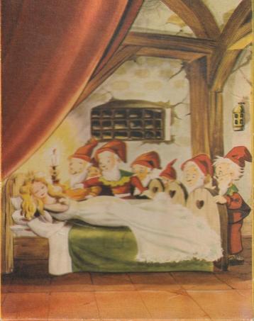 Sneeuwwitje - Wooden jig-saw puzzle 6 (Jaren 60) beschikbaar voor biedingen