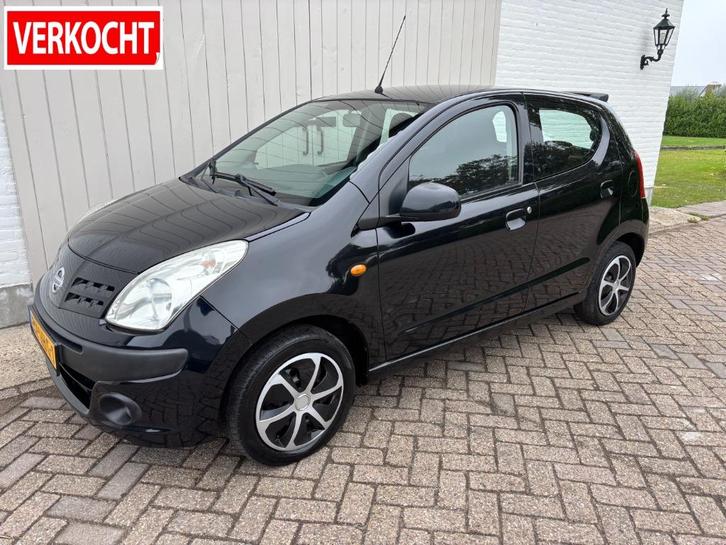 Nissan Pixo 1.0 50KW AIRCO, Boekjes compl. 2010 Zwart, Auto's, Nissan, Bedrijf, Pixo, ABS, Airbags, Airconditioning, Boordcomputer