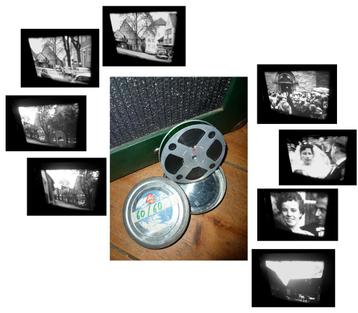 16mm film amateur 1955-1960 - 60mtr Huwelijk zw/w silent  beschikbaar voor biedingen