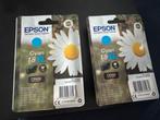 Epson 18XL Cyaan Inktpatroon - 2 stuks, Ophalen of Verzenden, Nieuw, Cartridge