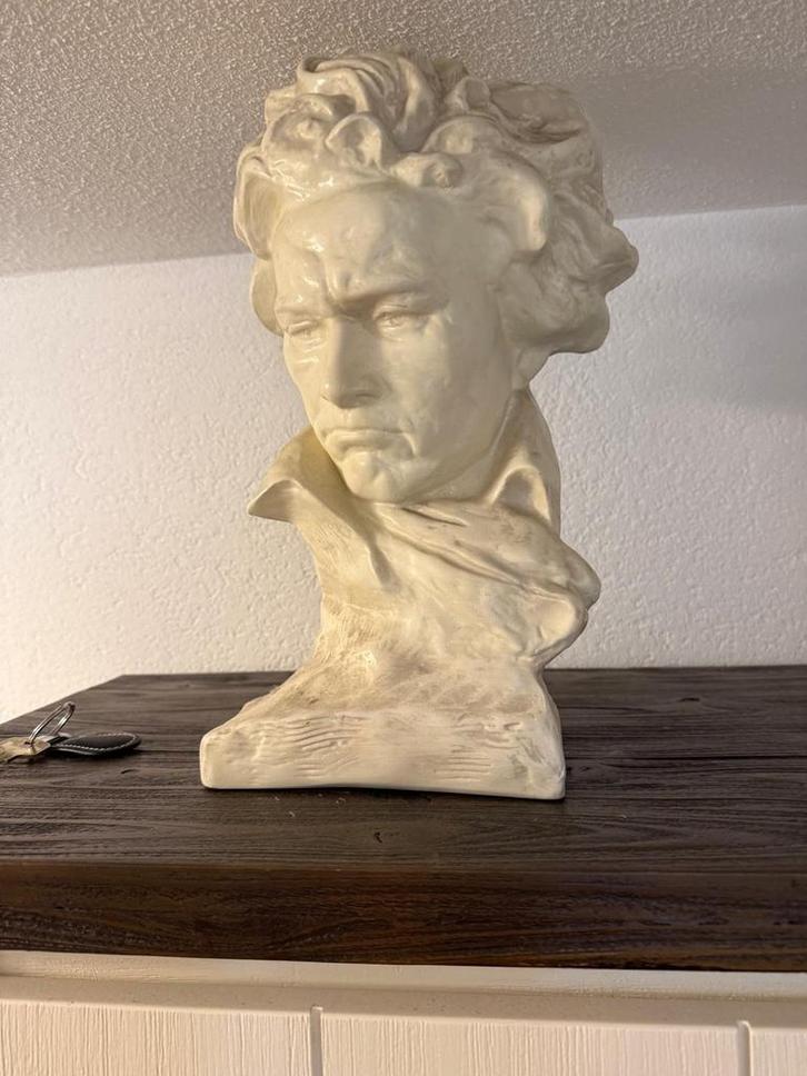 Beethoven Buste - 50cm, Antiek en Kunst, Kunst | Beelden en Houtsnijwerken, Ophalen