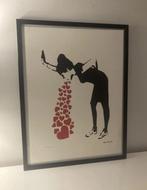 BANKSY : litho met certificat, Ophalen of Verzenden