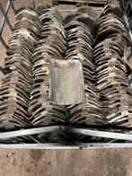 Oud Hollandse dakpannen (350 stuks), Doe-het-zelf en Verbouw, Dakpannen en Dakbedekking, Gebruikt, Steen of Klei, Blauw, Ophalen of Verzenden