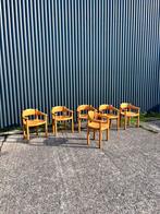 6 x Rainer daumiller eetkamerstoelen design, Ophalen, Bruin, C, Zo goed als nieuw