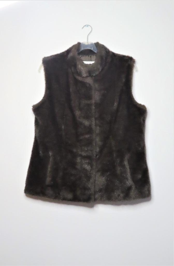 Bodywarmer Bruin Imitatiebont Comme du Vrai mt 40 (3764), Kleding | Dames, Bodywarmers, Zo goed als nieuw, Maat 38/40 (M), Bruin