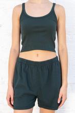 Brandy Melville Beyonca top ribbed crop tanktop groen maat S, Kleding | Dames, Tops, Nieuw, Groen, Brandy Melville, Zonder mouw