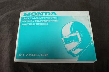 Honda VT750C C2 1997 motorfiets handleiding VT 750 beschikbaar voor biedingen