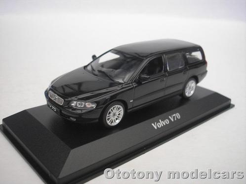 Volvo V70 Break 2000 Zwart 1/43 Maxichamps, Hobby en Vrije tijd, Modelauto's | 1:43, Nieuw, Auto, MiniChamps, Ophalen of Verzenden