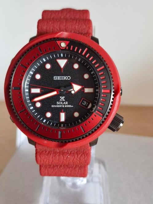 Seiko Prospex "Red Tuna" Limited, Sieraden, Tassen en Uiterlijk, Horloges | Heren, Nieuw, Seiko, Staal, Staal, Ophalen of Verzenden
